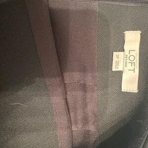 LOFT Petite Black Skirt
